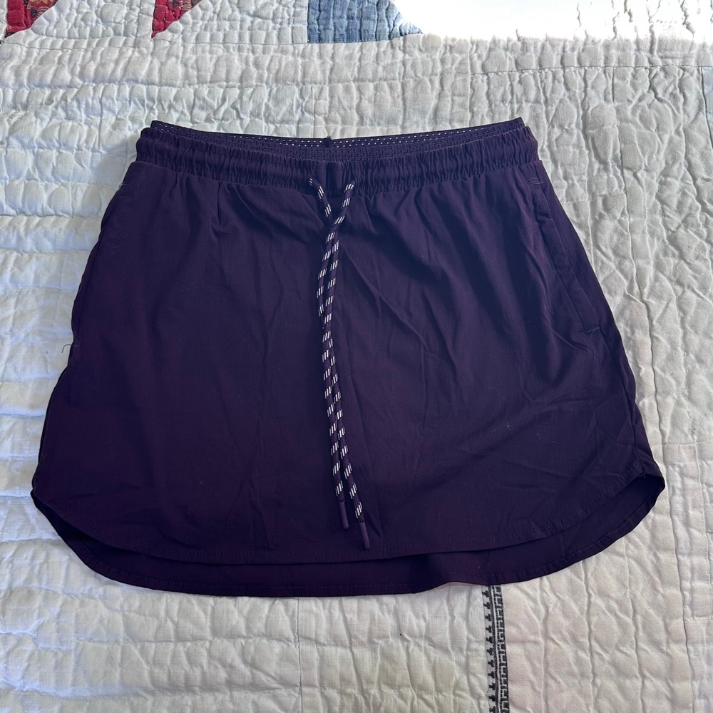 Member's Mark Woven Trek Skort Plum Night Purple Small